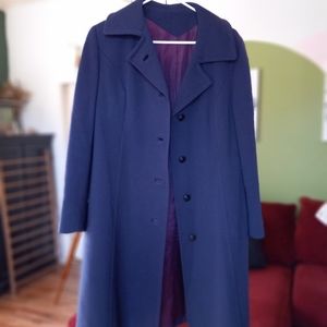 Vintage 60s Navy Blue Coat *Authentic*